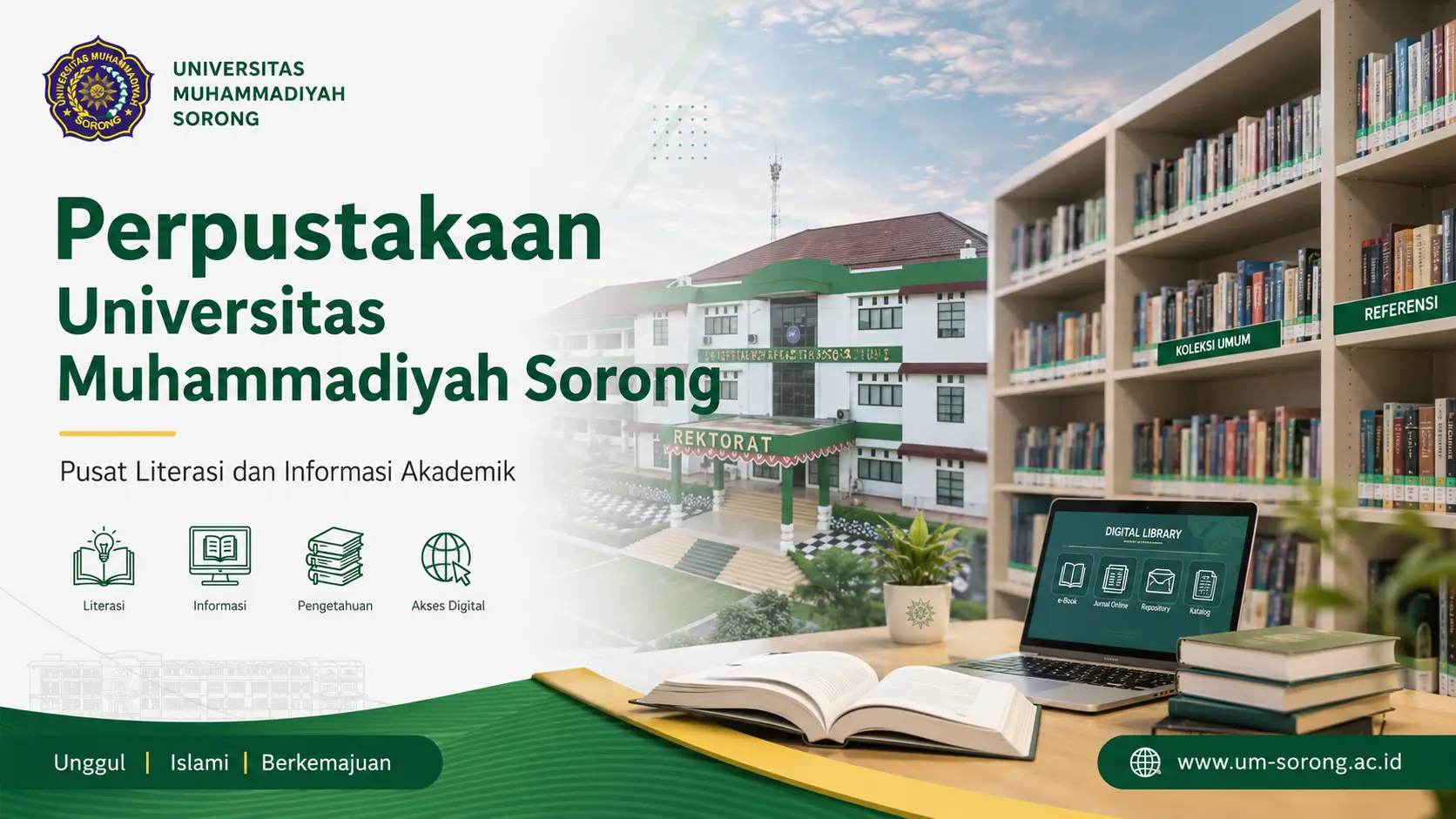 Perpustakaan Universitas Muhammadiyah Sorong: Pusat Literasi dan Informasi Akademik di Era Digital